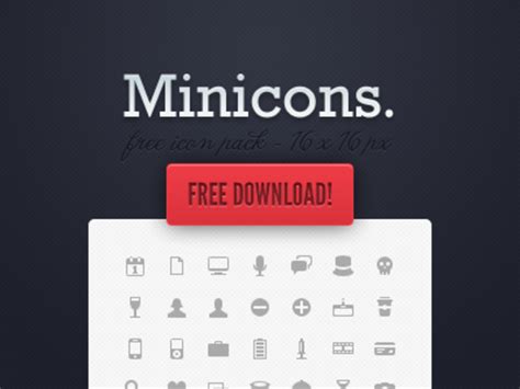 10 Pixel Perfect Mini Icon Sets For Download Ultralinx Id Design App