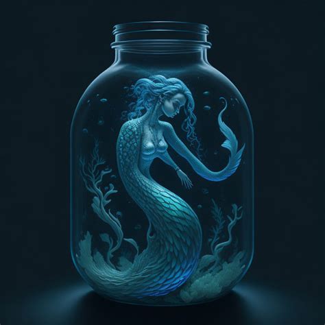 Mermaid Trapped In A Bottle By Gparry On Deviantart