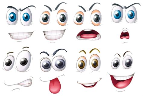 Premium Vector Different Set Of Eyes With Emotions