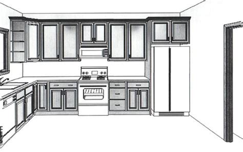 How To Draw Kitchen Cabinets Home Design Ideas