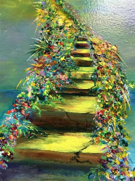 Stairway To Heaven Painting Heaven Painting Painting Stairway To Heaven