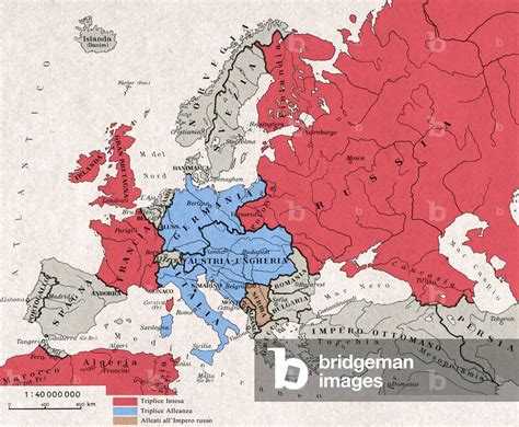World War 1 Alliance Map