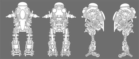 Robot Koncept Blueprint By Kriegerman On Deviantart