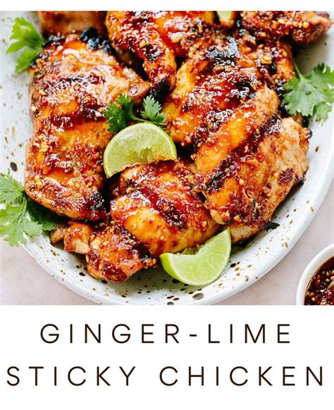 Sweet Ginger Sticky Chicken Thighs In 2020 Breakfast Recipes Easy