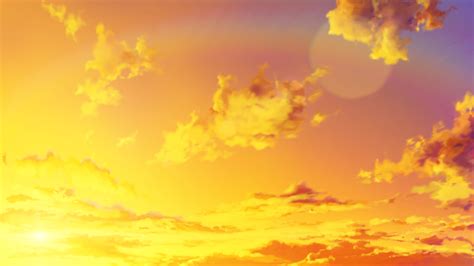 Anime Landscape Sunset Anime Background