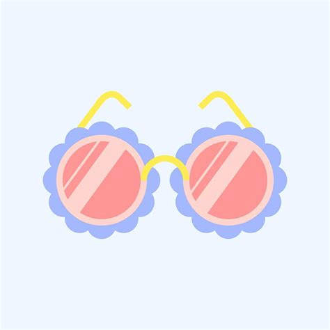 Illustration Of Girly Sunglasses Free Stock Vector 251138