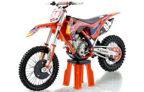 112 Scale Red Bull Ktm 250sx F Alloy Plastic Model Kids Motocross