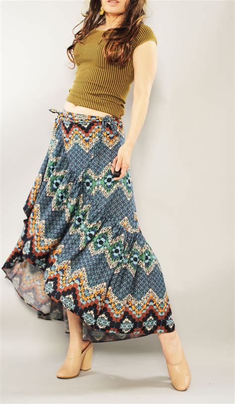 Gypsy Skirt Boho Skirt Midi Skirt Maxi Skirt Long Etsy