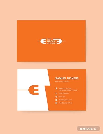 Electrical cards business cards home construction business cards factory business card engineering name card smoking business card electricity business card electrical engineer business card. 12+ Modern Business Card Templates - Word, PSD, Publisher ...