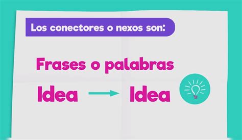 Nexos Y Conectores Para Enlazar Ideas Nueva Escuela Mexicana