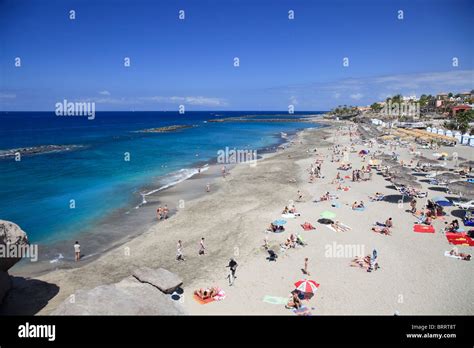 Canary Islands Tenerife Costa Adeje Playa Del Duque Duque Beach