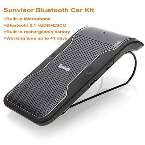 Bluetooth Car Kitsunvisor Bluetooth Speaker Phonebluetooth Handsfree