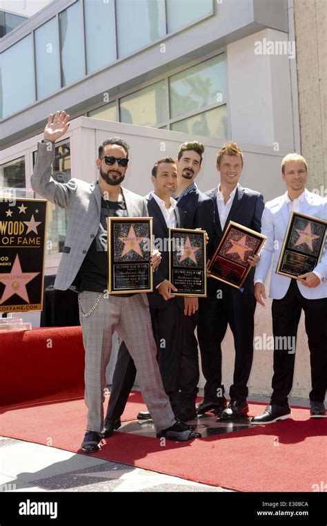 The Backstreet Boys Are Honoured With A Star On The Hollywood Walk Of