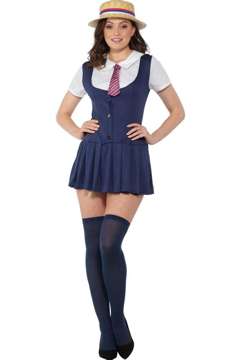 ladies sexy school girl costume st trinian s women uniform book week costume ebay