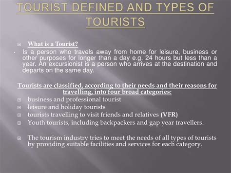 These cities were selected for their rich cultural heritage and change in volume of tourism in recent years. Types of tourist