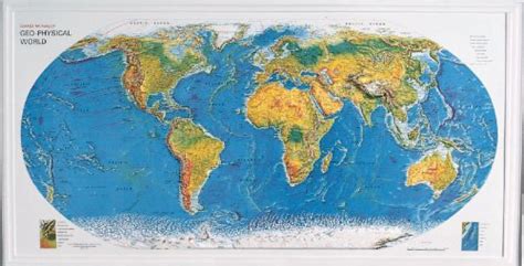 Relief Map Of World Tourist Map Of English Images And Photos Finder