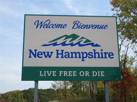Welcome To Bienvenue New Hampshire Live Free Or Die Sign A Flickr