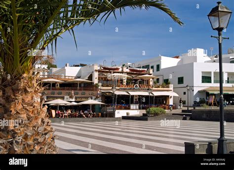 Puerto Del Carmen Old Town Lanzarote Stock Photo Alamy