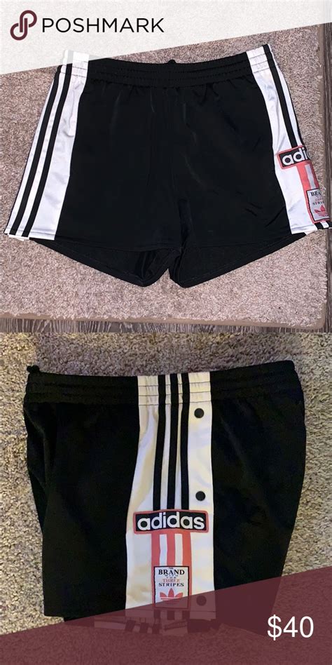 Adidas Track Shorts The Brand With Three Stripes Shorts Worn Maybe