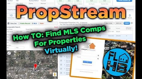 Using Propstream To Comp Properties Virtually Find Mls Comps With