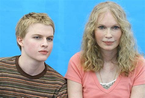 Mia Farrow And Her Son Ronan Mia Farrow Unicef Man Alive