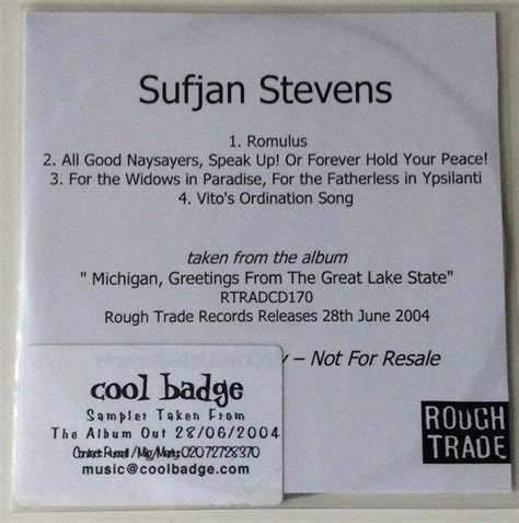 Sufjan Stevens Michigan Ep 2004 Cd Discogs