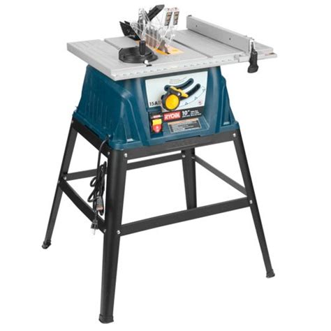Ryobi Zrrts10g 15 Amp 10 In Table Saw With Steel Stand Great Chance