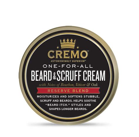 Cremo Beard And Scruff Cream Reserve Blend Free Shipping The Beard Shed