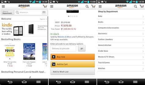 Now Shop On Using Amazons Android App Technology News
