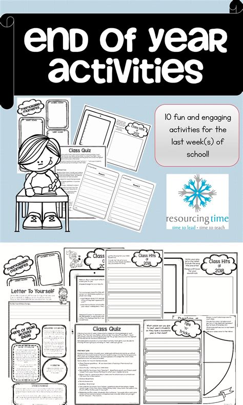 Engaging Activities For The End Of The School Year Uk And Us Spelling