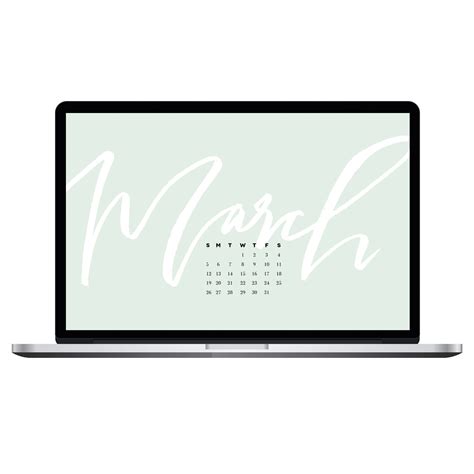 Freebie: March Desktop Wallpaper | Desktop wallpaper calendar, Desktop ...