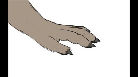 Werewolf Paw Transformation Old Animation Youtube