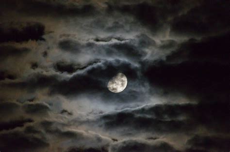 Free Photo Moon Clouds Night Sky Dark Free Image On
