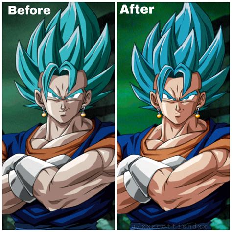 The Lr Vegito Blue Victory Screen Has Bothered Me Since It Came Out So
