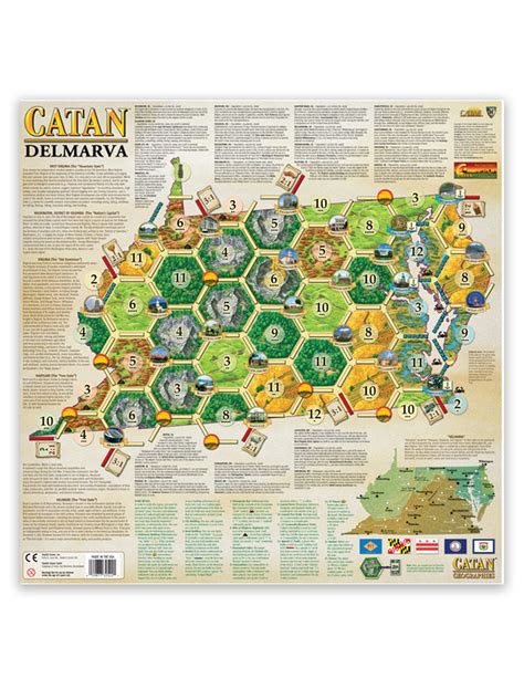 Catan Geographies Usa West Virginia Virginia Maryland