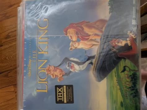 Andthe Lion Kingand Laserdisc 1994 Walt Disney Movie New And Sealed