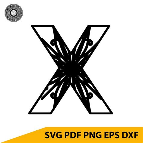 Svg Downloads Silhouette Svg For Machines Png Art Letter X Svg Svg