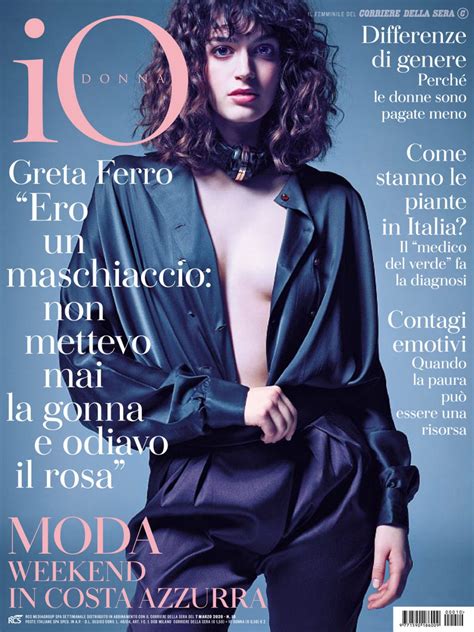 Greta Ferro In Io Donna Del Corriere Della Sera March Hawtcelebs