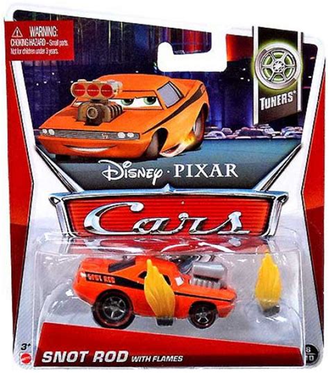 Disney Pixar Cars Series 3 Snot Rod With Flames 155 Diecast Car Mattel