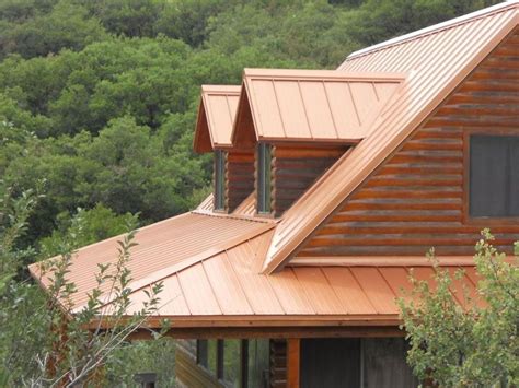 Copper Colored Steel Roof In Catalano