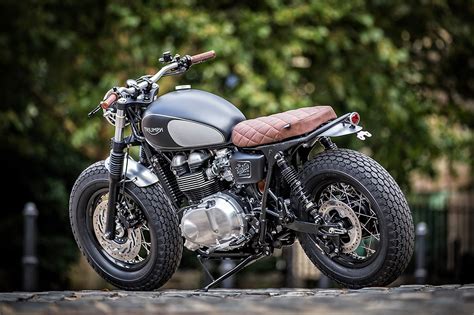 Cafe racer, scrambler, tracker and custom motorcycles | the moto blog. Hell Kustom : Triumph Bonneville By Down & Out Cafe Racers