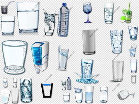 Black background and smoke, smoke effect, smoke png. Water Glass PNG Pack Images ZIP File Download - PNG Packs