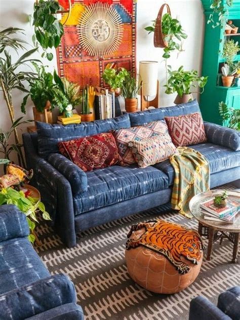 35 Charming Boho Living Room Decorating Ideas With Gypsy Style Home