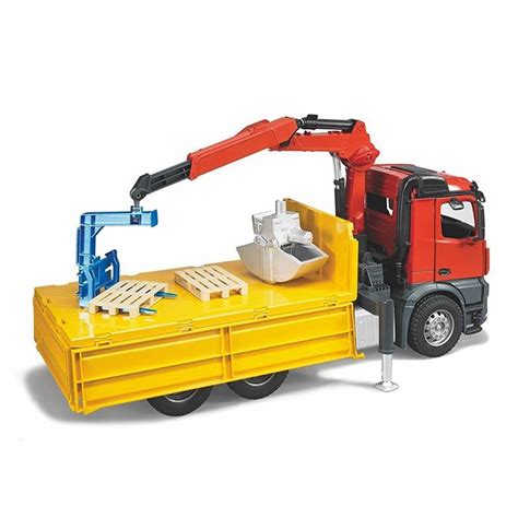 Bruder 03651 Mb Arocs Construction Truck With Crane Play Vehicle For