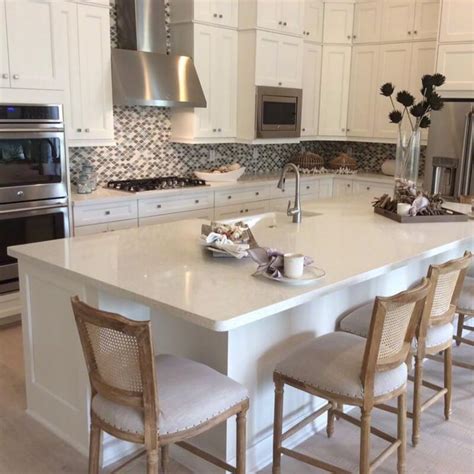 Quartz will stay in style as well, because it can be made to match any color preference or taste. White Quartz Kitchen Countertops That Withstand Almost ...