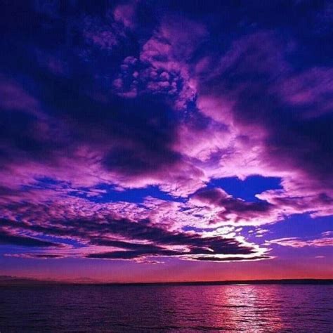 Purple Sky At Sunset Purple Sunset Purple Sky Sunset Wallpaper
