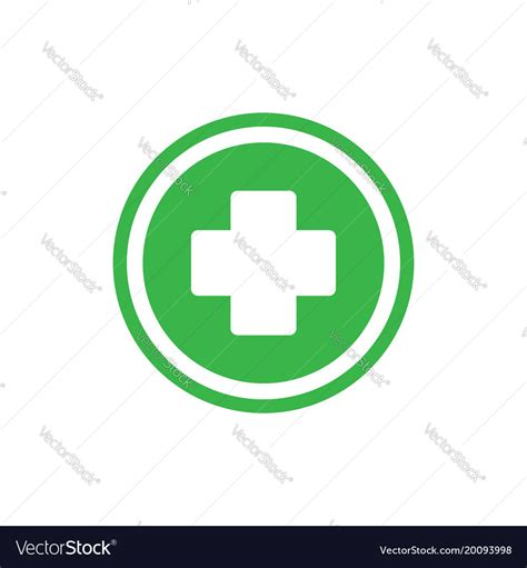 Medical Health Icon Medicine Hospital Plus Sign Vector Image