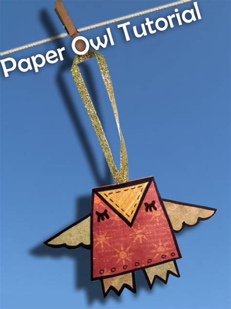 My Owl Barn Diy Owl Paper Ornament