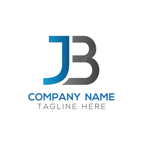 Vector Template For Artistic Branding Jb Logo Design Showcasing