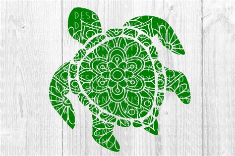Turtle Svg Mandala Svg Zentangle Svg Turtle Clipart Etsy In 2021
